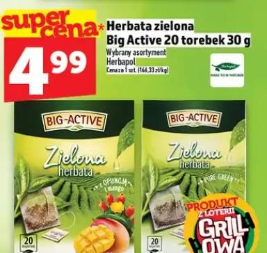 Herbata zielona Big Active Herbapol