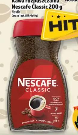 Kawa rozpuszczalna Nescafe Classic