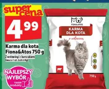 Karma dla kota Fiona&Atos z wołowiną z kurczakiem