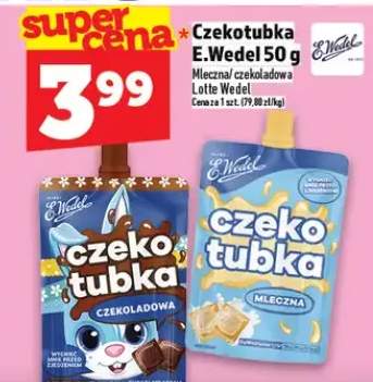 Czekotubka mleczna czekoladowa E.Wedel Lotte Wedel