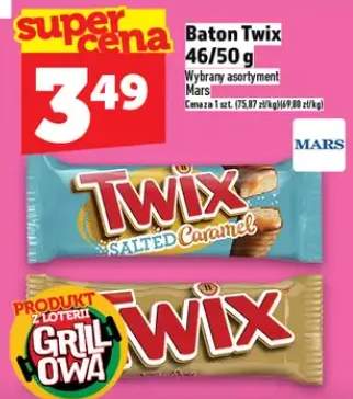 Baton Twix Mars wybrany asortyment