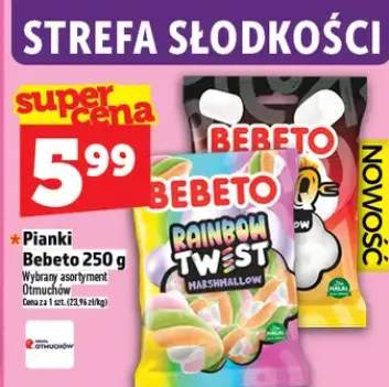 Pianki Bebeto Rainbow Twist Marshmallow Otmuchów wybrany asortyment