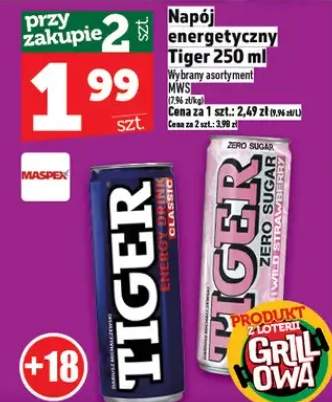 Napój energetyczny Tiger