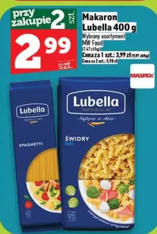 Makaron Lubella świderki