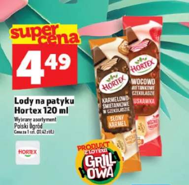 Lody na patyku Hortex Polski Ogród