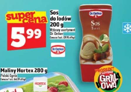 Sos do lodów Dr.Oetker
