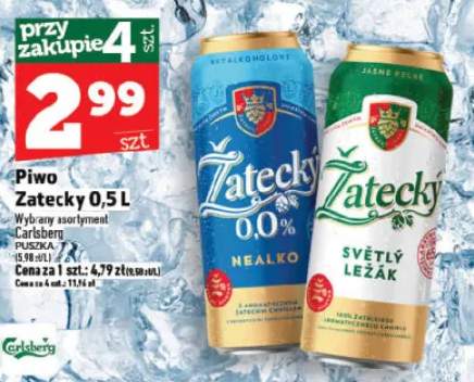 Piwo Żatecky Světlý Ležák Carlsberg