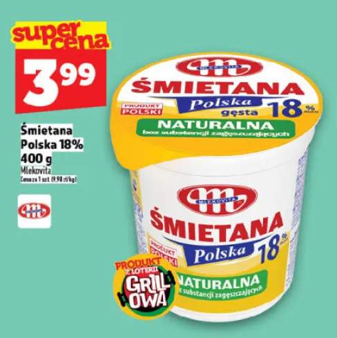 Śmietana Polska 18% Mlekovita
