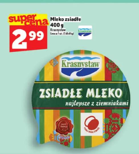 Mleko zsiadłe Krasnystaw