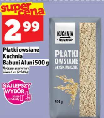 Płatki owsiane Kuchnia Babuni Aluni