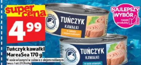 Tuńczyk kawałki w sosie własnym MareaSea