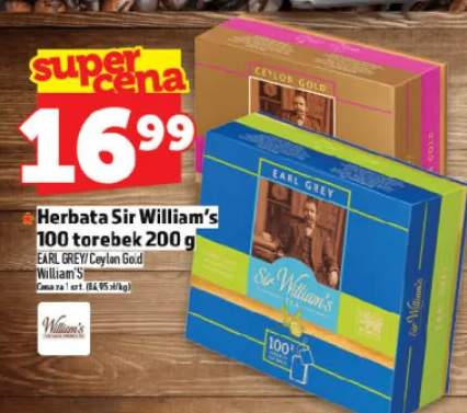 Herbata Sir William's Earl Grey