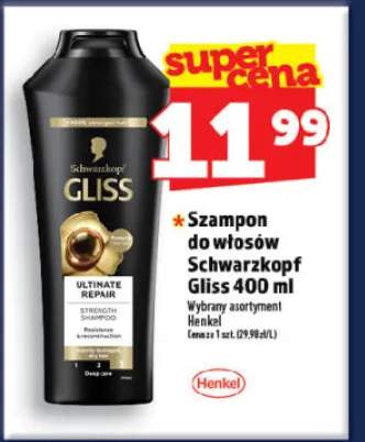 Szampon do włosów Schwarzkopf Gliss Ultimate Repair