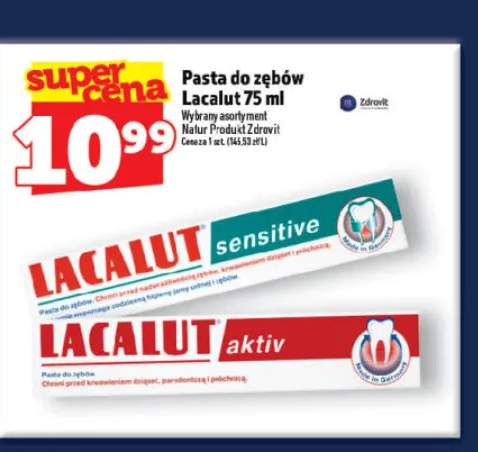 Pasta do zębów Lacalut sensitive