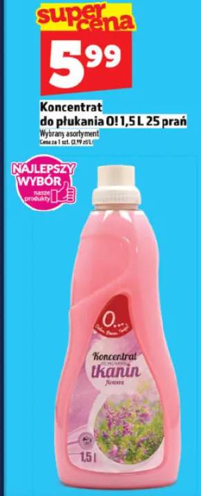 Koncentrat do płukania O! tkanin flowers 1,5l 25 prań