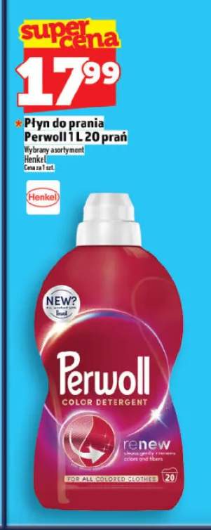 Płyn do prania Perwoll Color Detergent renew 1l 20 prań