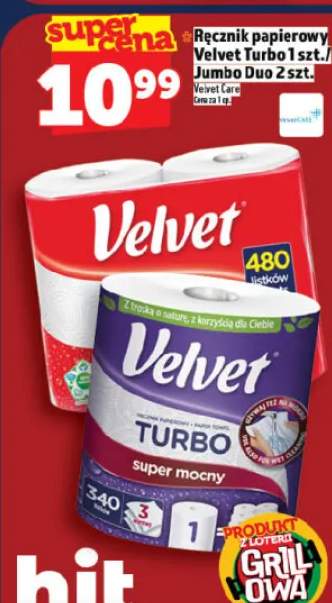 Ręcznik papierowy Velvet Jumbo Duo