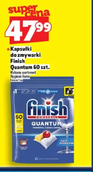 Kapsułki do zmywarki Finish Quantum 60szt