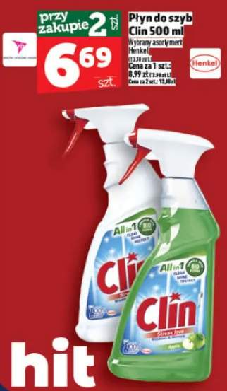Płyn do szyb Clin