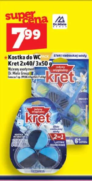 Kostka do WC Kret 2x40g