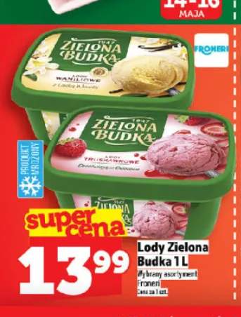 Lody truskawkowe Zielona Budka