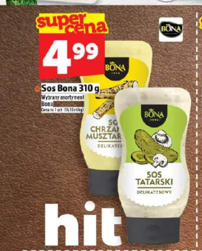 Sos chrzanowo-musztardowy Bona