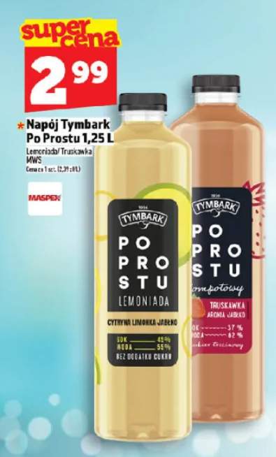 Napój Tymbark Po Prostu Truskawka