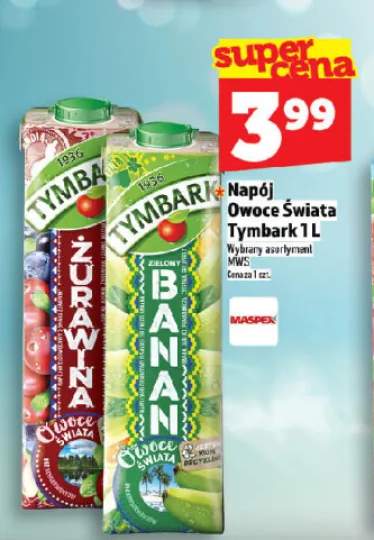 Napój Owoce Świata Tymbark
