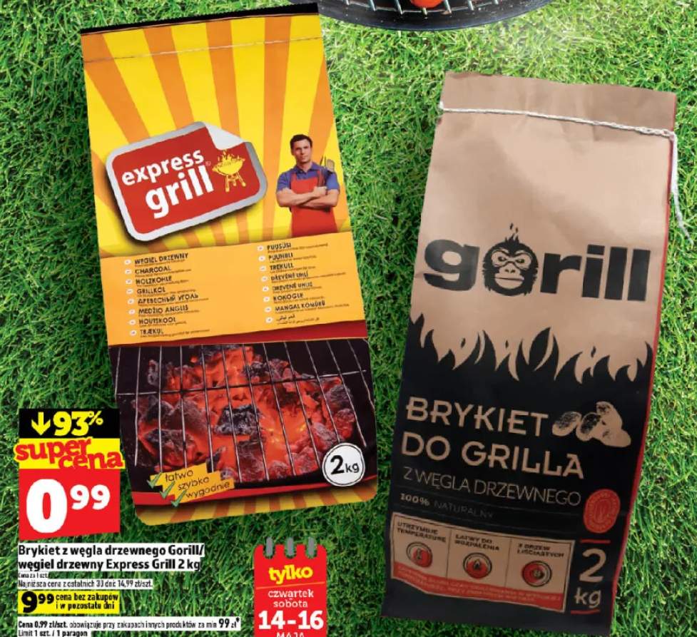 Brykiet z węgla drzewnego Gorill