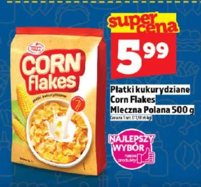 Płatki kukurydziane Corn Flakes Mleczna Polana