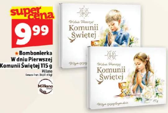 Bombonierka W dniu Pierwszej Komunii Świętej Millano