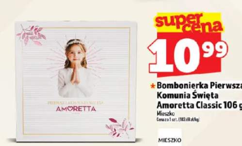 Bombonierka Pierwsza Komunia Święta Amoretta Classic Mieszko