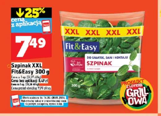 Szpinak XXL Fit&Easy