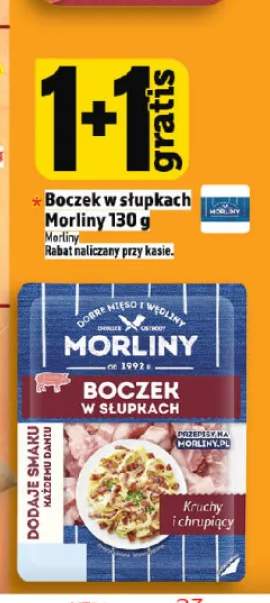 Boczek w słupkach Morliny