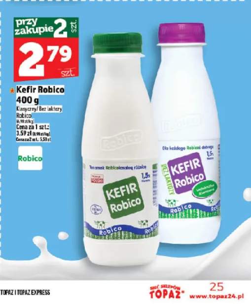 Kefir Robico klasyczny 400g