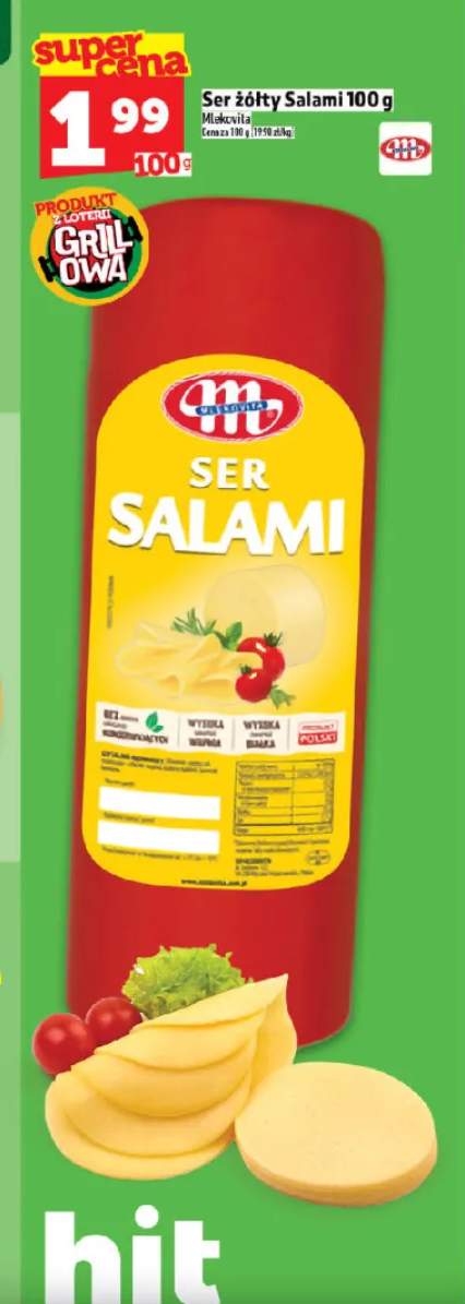 Ser żółty Salami Mlekovita