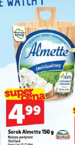 Serek twarogowy śmietankowy Almette