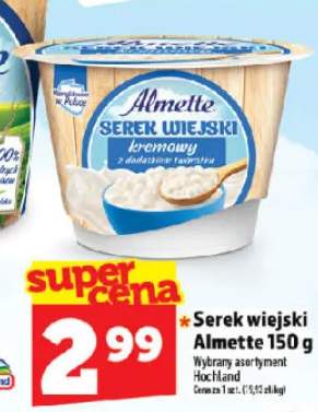 Serek wiejski kremowy Almette