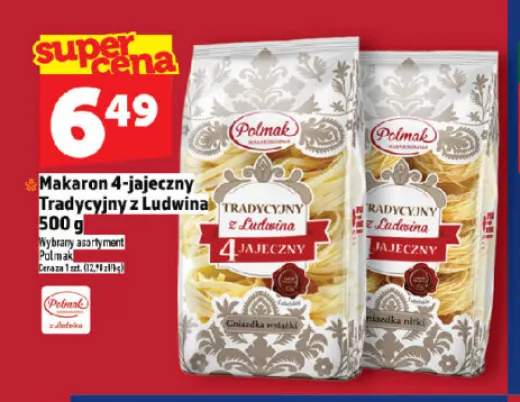 Makaron 4-jajeczny Tradycyjny z Ludwina Polmak