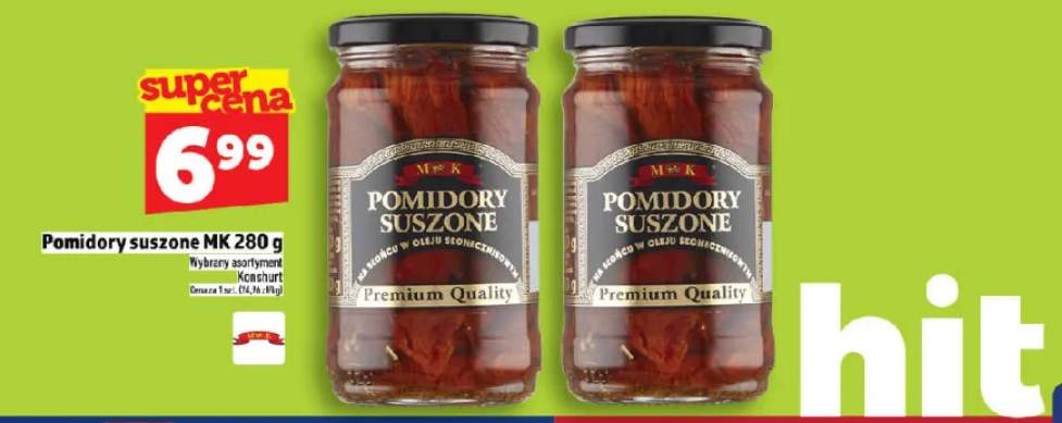 Pomidory suszone MK 280g