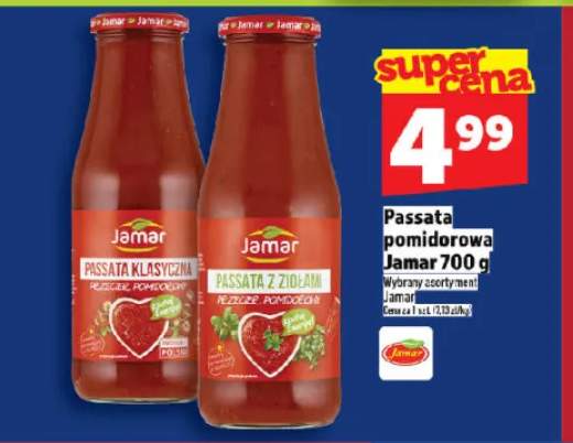 Passata pomidorowa Jamar klasyczna 700g