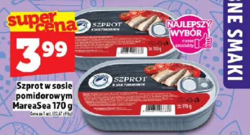 Szprot w sosie pomidorowym MareaSea