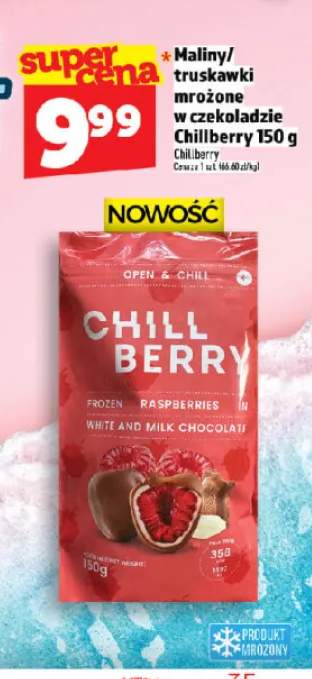 Truskawki mrożone w czekoladzie Chillberry