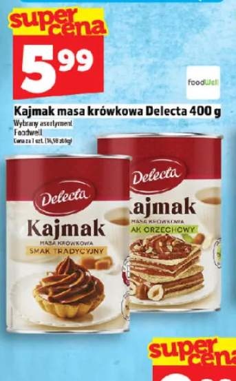 Kajmak masa krówkowa Delecta