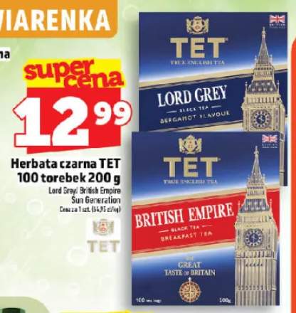 Herbata czarna TET