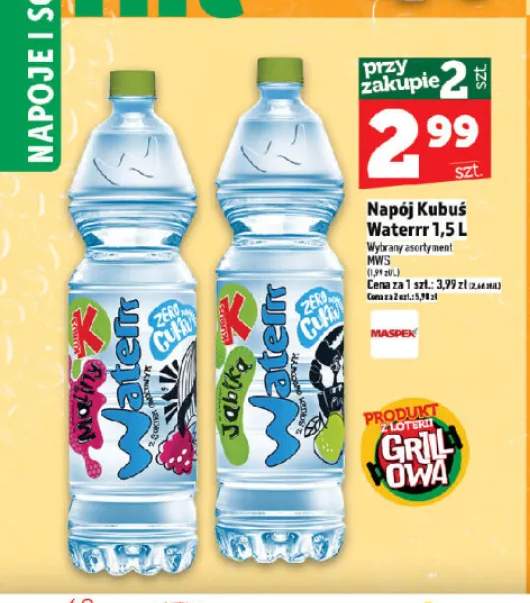Napój Kubuś Waterrr