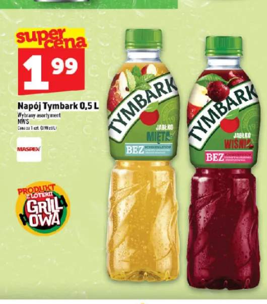 Napój Tymbark Jabłko Mięta