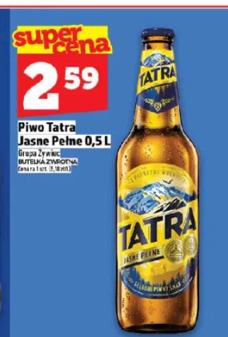 Piwo Tatra Jasne Pełne
