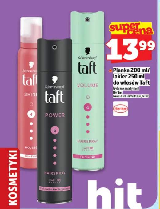 Lakier do włosów Taft