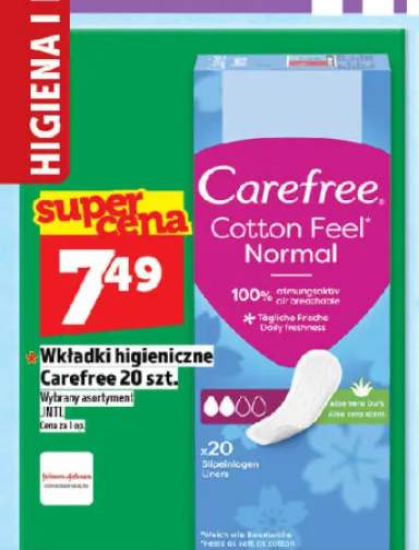 Wkładki higieniczne Carefree